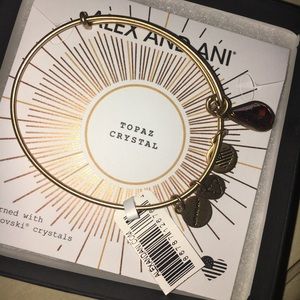 Alex and Ani Topaz Birthstone Bangle NWT